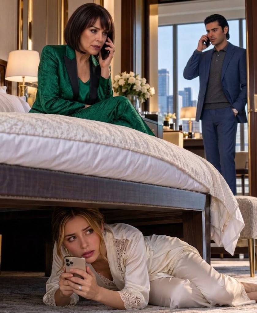 On My Wedding Night, I Hid Under the Bed to Surprise My New Husband. But the First Footsteps Into Our Suite Weren’t His. It Was His Mother. She Sat Down Right Above ME, Called Him ON Speaker, and Asked, “She Still Doesn’t Suspect Anything?” What He Said Next Made Me STOP Breathing…